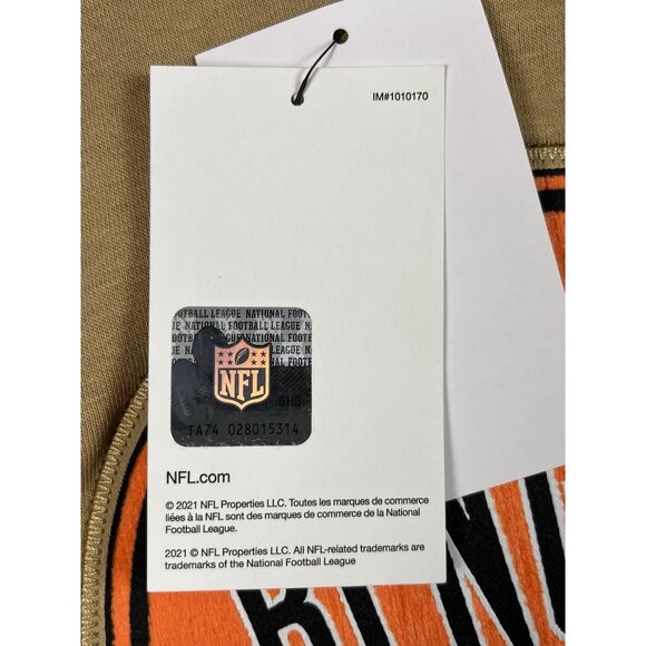 Nike Cincinnati Bengals Men's Size Large Tan Rewind Club Sweatshirt - Picture 6 of 10